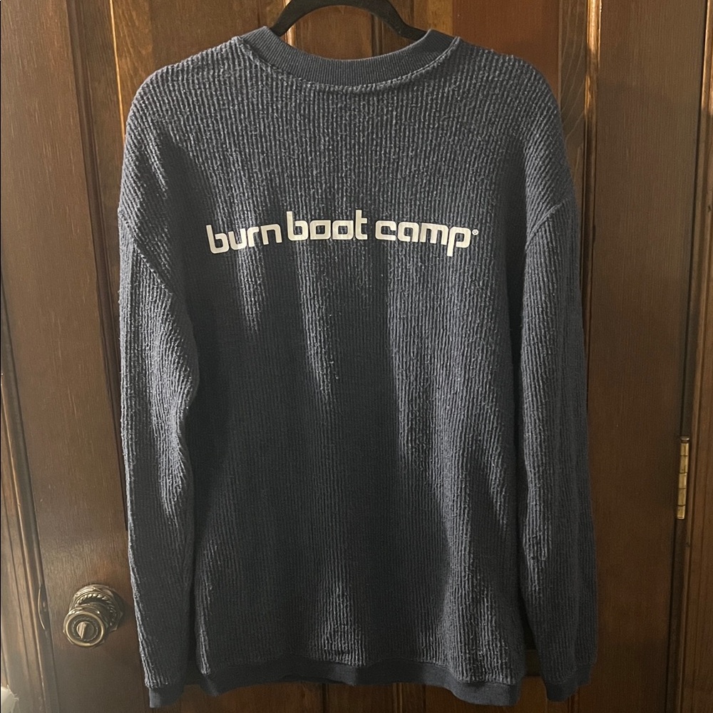 EUC Blue Burn Bootcamp Sweatshirt- Size XS